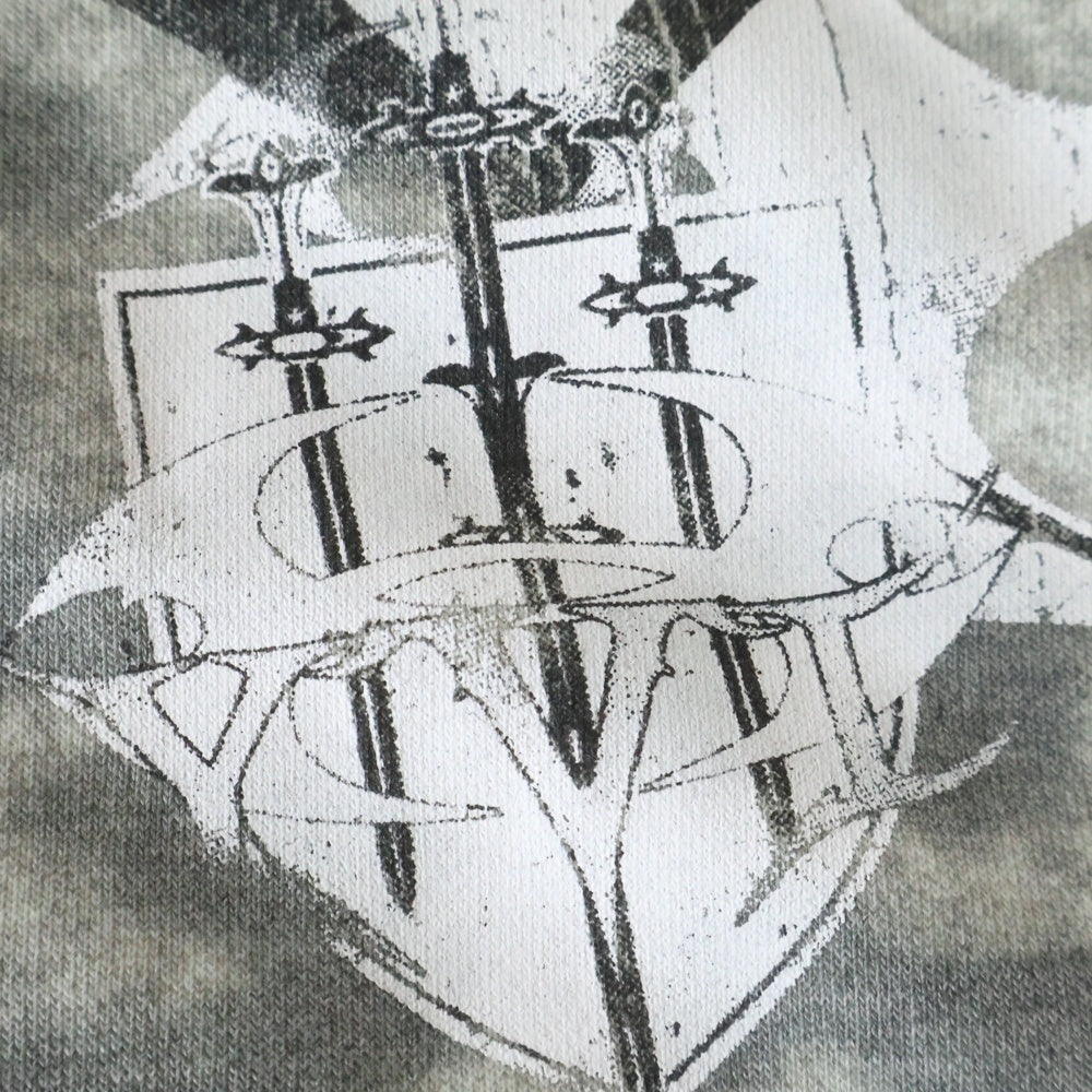 NO BRAND(ノーブランド) COZY WORLDWIDE レオパード柄 スウェット セットアップ グレー