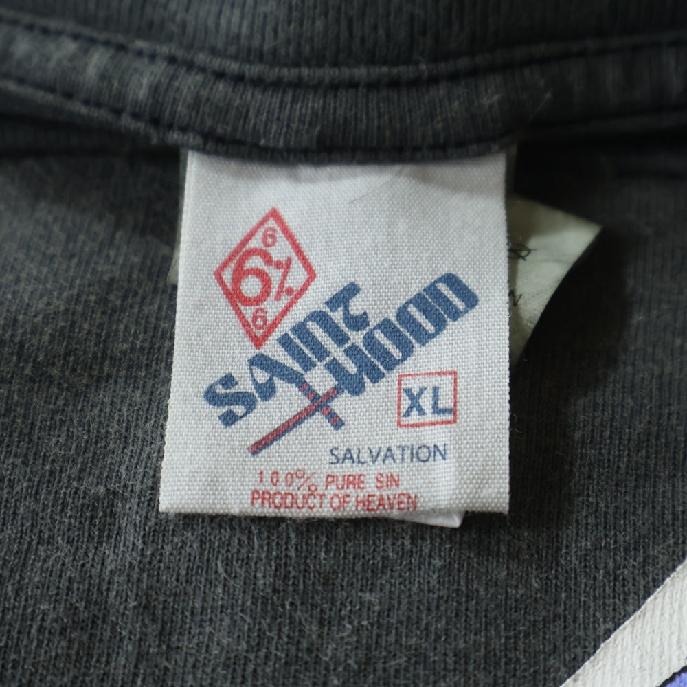 SAINT MICHAEL(セントマイケル) 23SS ×NEIGHBORHOOD ネイバーフッド ヴィンテージ加工 半袖Tシャツカットソー SM-S23-0000-114 グレー