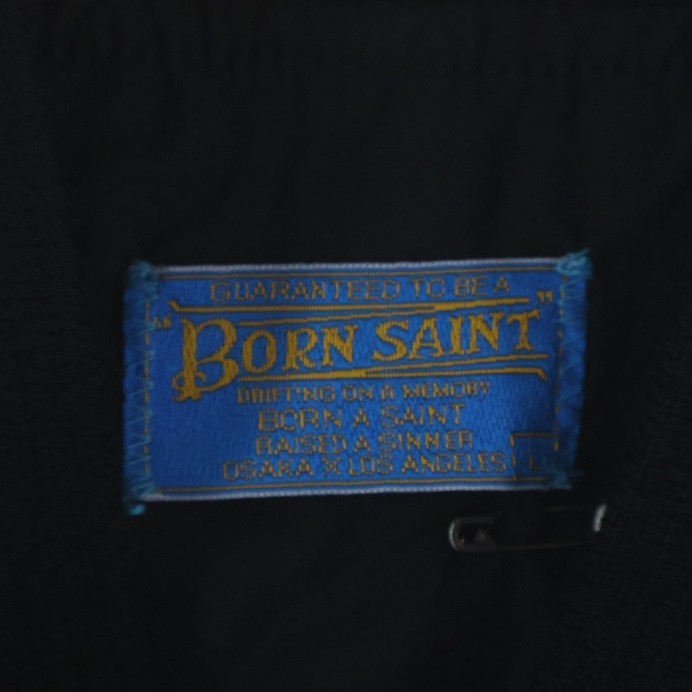 SAINT MICHAEL(セントマイケル) 24SS SATIN JACKET サテンジャケット スカジャン SM-YS8-0000-C12 ブラック