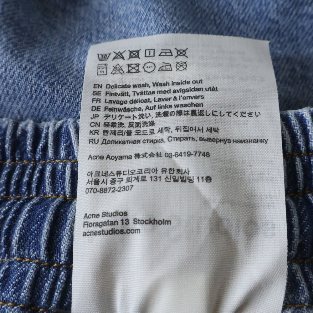 Acne Studios(アクネ ストゥディオズ) Denim Shorts デ二ムショーツ ハーフパンツ FN-MN-SHOR000195 インディゴ