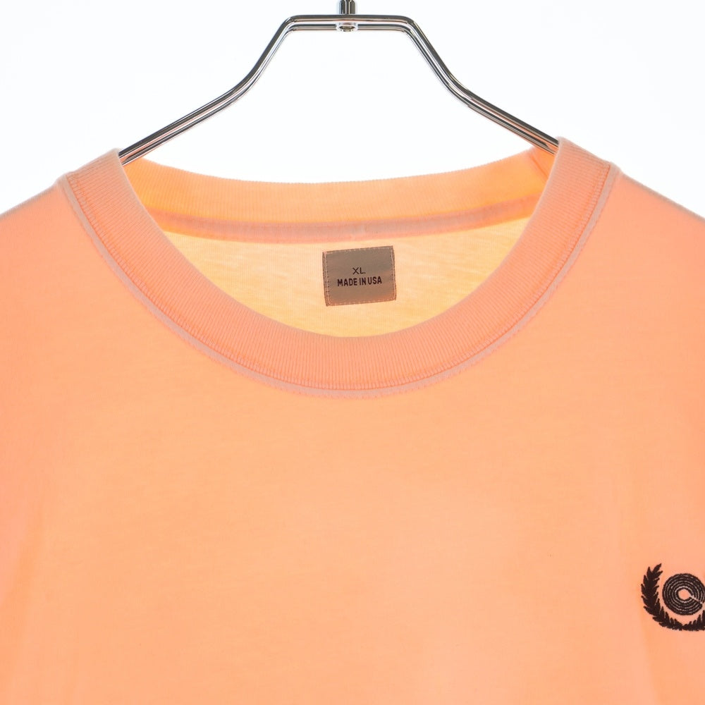YEEZY(イージー) ×CALABASAS LONG SLEEVE ×カラバサス リングスリーブ 袖プリント長袖カットソー オレンジ