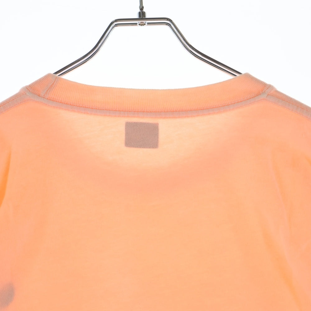 YEEZY(イージー) ×CALABASAS LONG SLEEVE ×カラバサス リングスリーブ 袖プリント長袖カットソー オレンジ