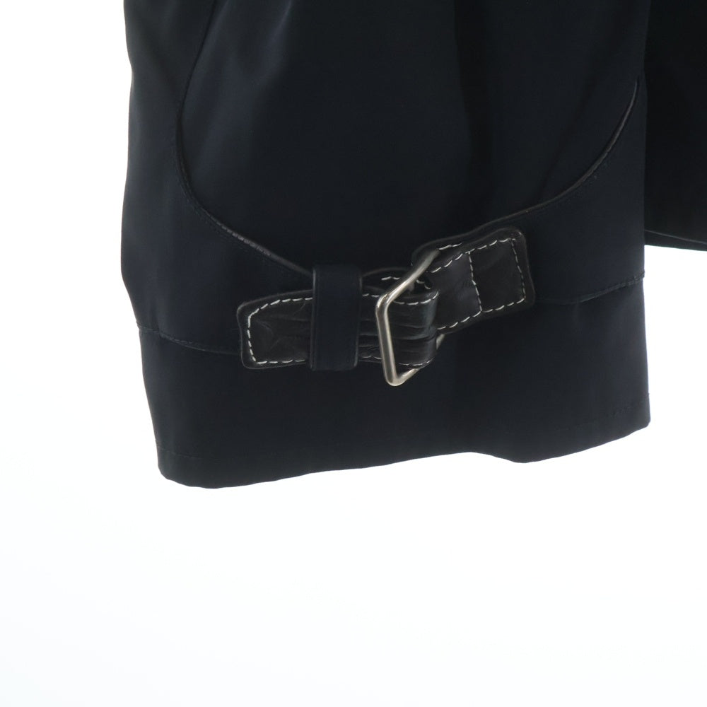 HERMES(エルメス) コットン ボタンアップ シャツジャケット ブラック