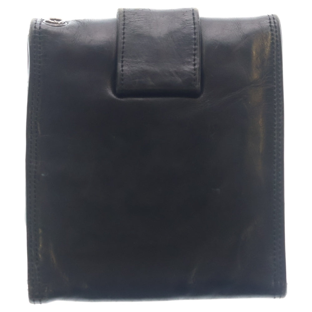 CHROME HEARTS(クロムハーツ) 3 FOLD WALLET ラージ 3フォールド レザー ウォレット 財布 ブラック