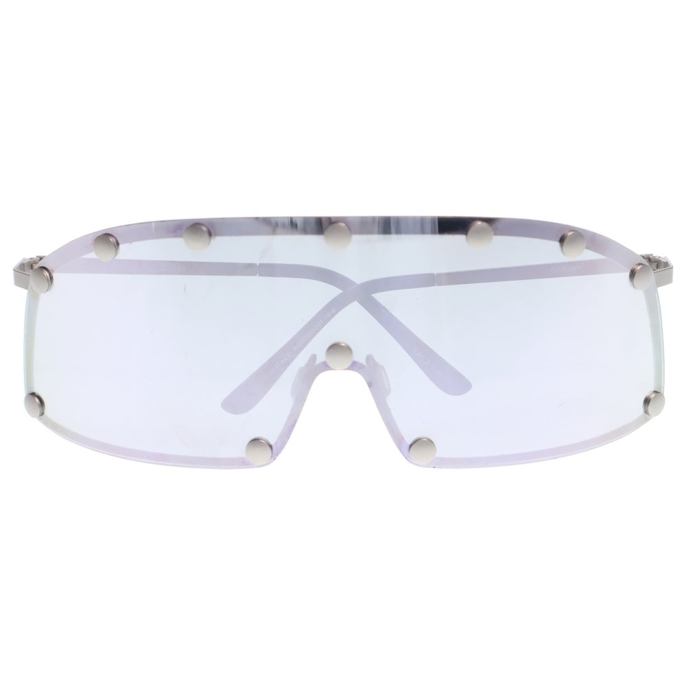 Rick Owens(リックオウエンス) 25SS SHIELDING SIL SIL シェールディング スタッズフレームサングラス シルバー RG0000001-1818