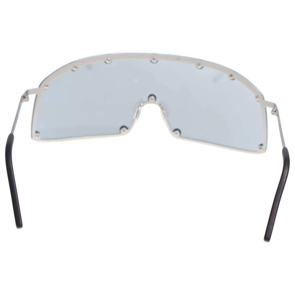 Rick Owens(リックオウエンス) 25SS SHIELDING SIL SIL シェールディング スタッズフレームサングラス シルバー RG0000001-1818