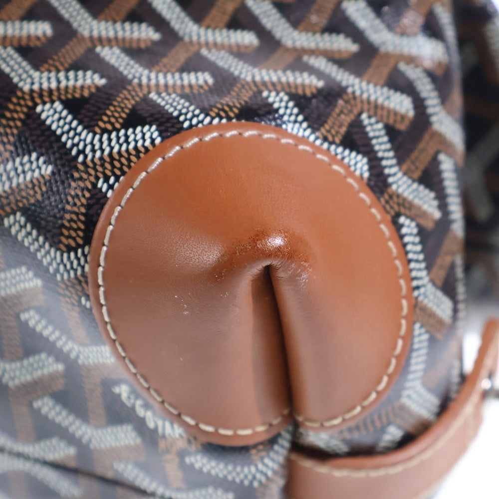 GOYARD(ゴヤール) BOWLING25 ボーリング25 PVCセカンドバック ポーチ ブラウン