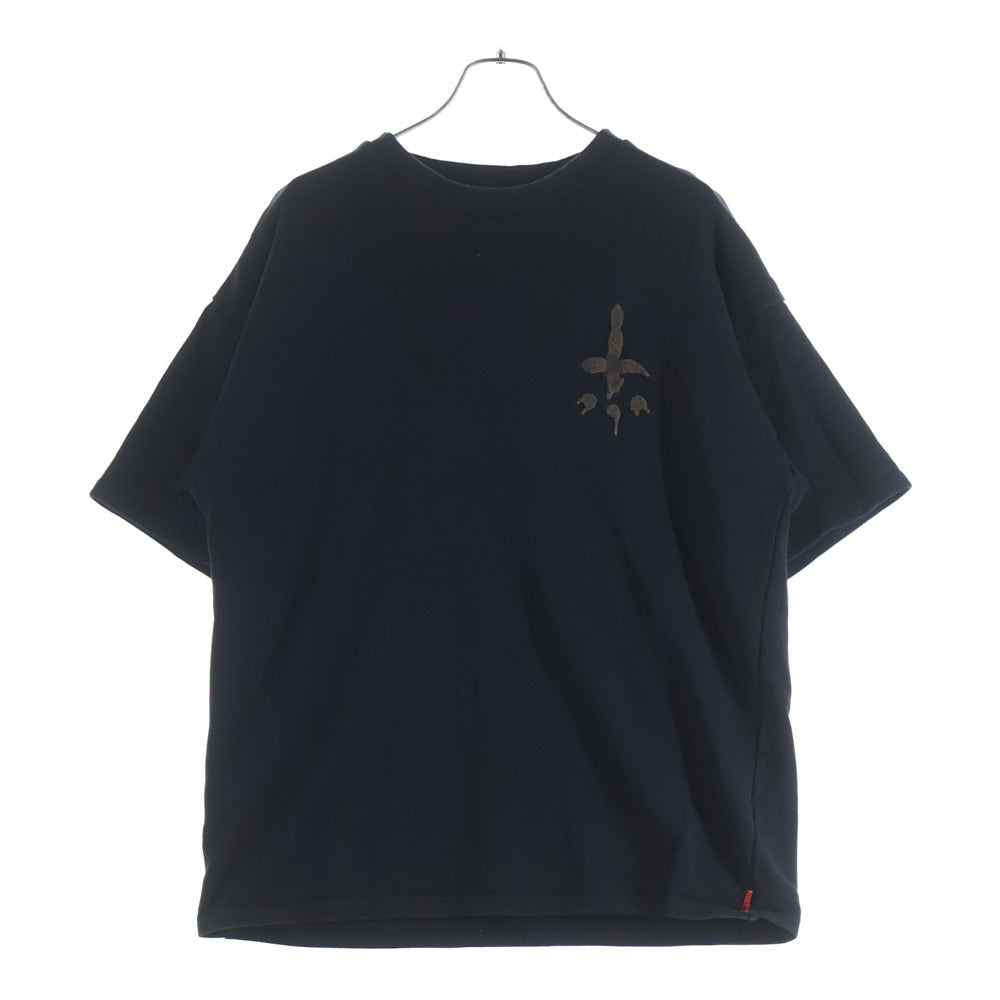 cvtvlist(カタリスト) CTLS DAILY TEE デイリー フロントロゴ刺繍 Tシャツ ブラック 2501040305