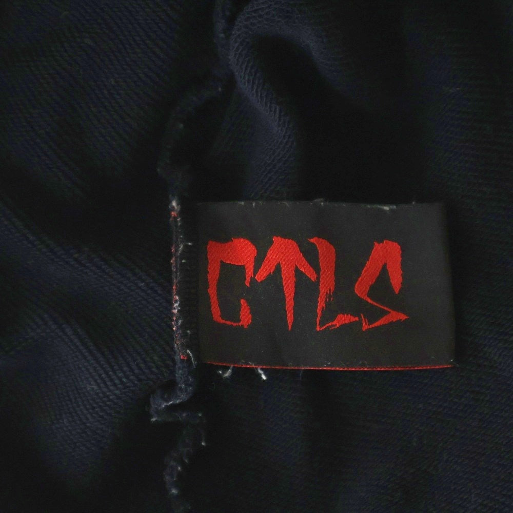 cvtvlist(カタリスト) CTLS DAILY TEE デイリー フロントロゴ刺繍 Tシャツ ブラック 2501040305