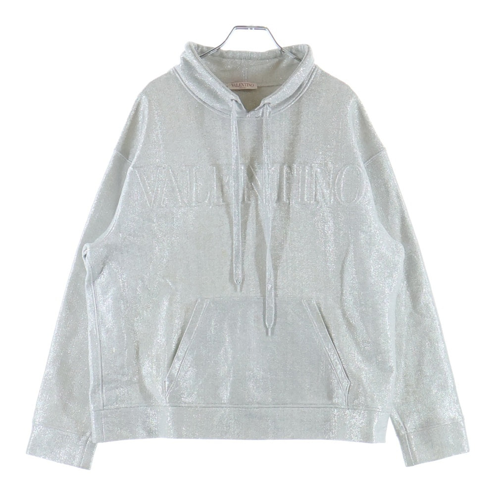 VALENTINO(ヴァレンティノ) エンボスロゴパーカー XV3MF18186M シルバー レディース