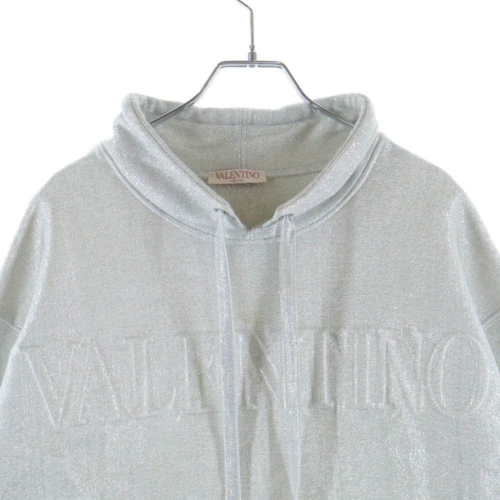 VALENTINO(ヴァレンティノ) エンボスロゴパーカー XV3MF18186M シルバー レディース