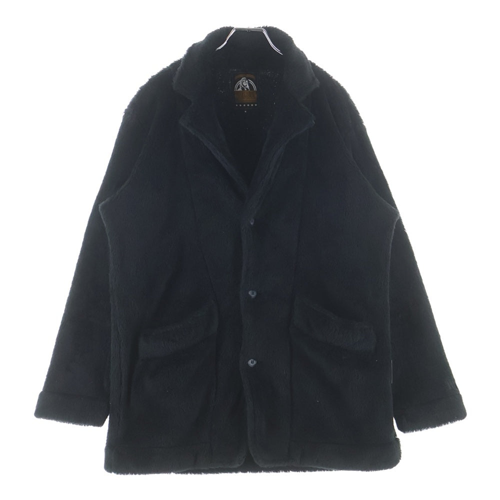 HYSTERIC GLAMOUR(ヒステリックグラマー) フロントボタンフェイクファーコート ジャケット 0263CJ04 ブラック