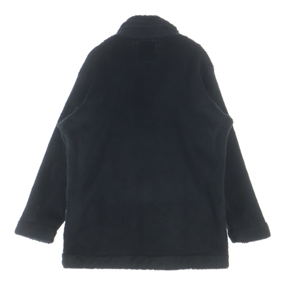 HYSTERIC GLAMOUR(ヒステリックグラマー) フロントボタンフェイクファーコート ジャケット 0263CJ04 ブラック