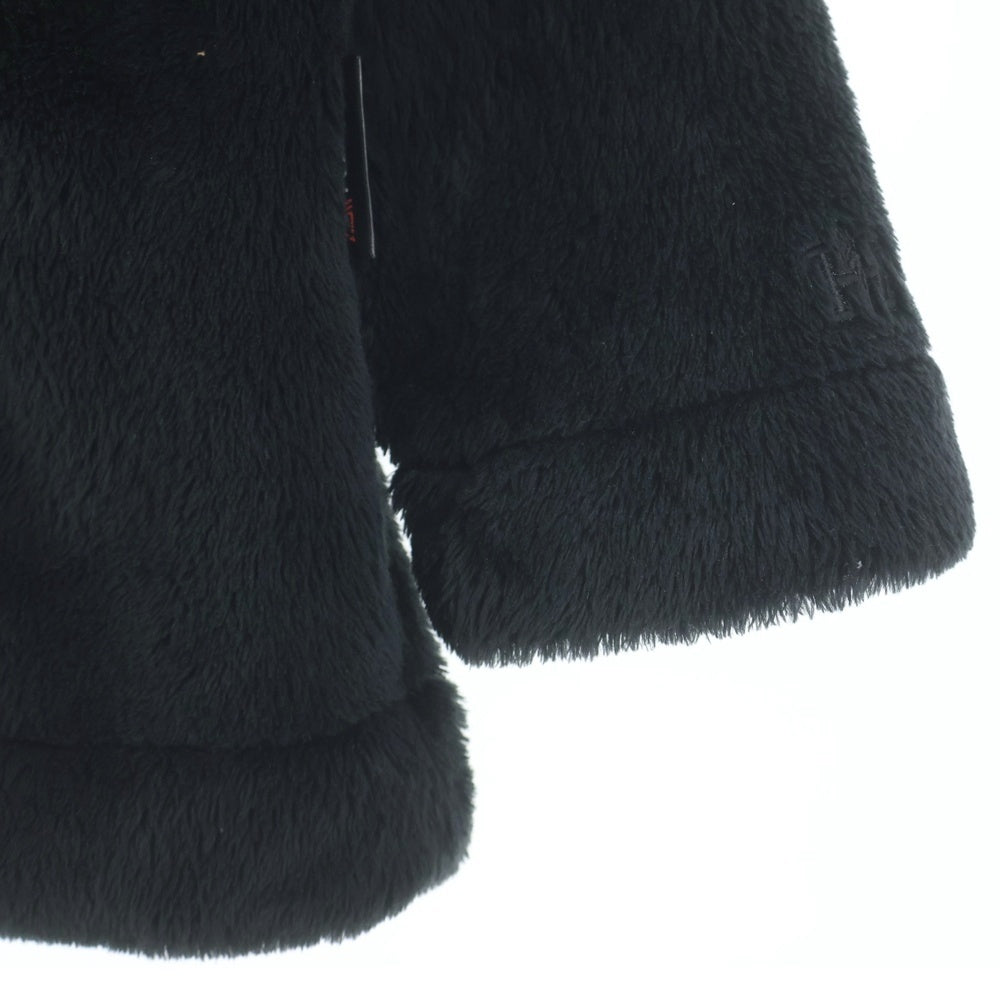 HYSTERIC GLAMOUR(ヒステリックグラマー) フロントボタンフェイクファーコート ジャケット 0263CJ04 ブラック