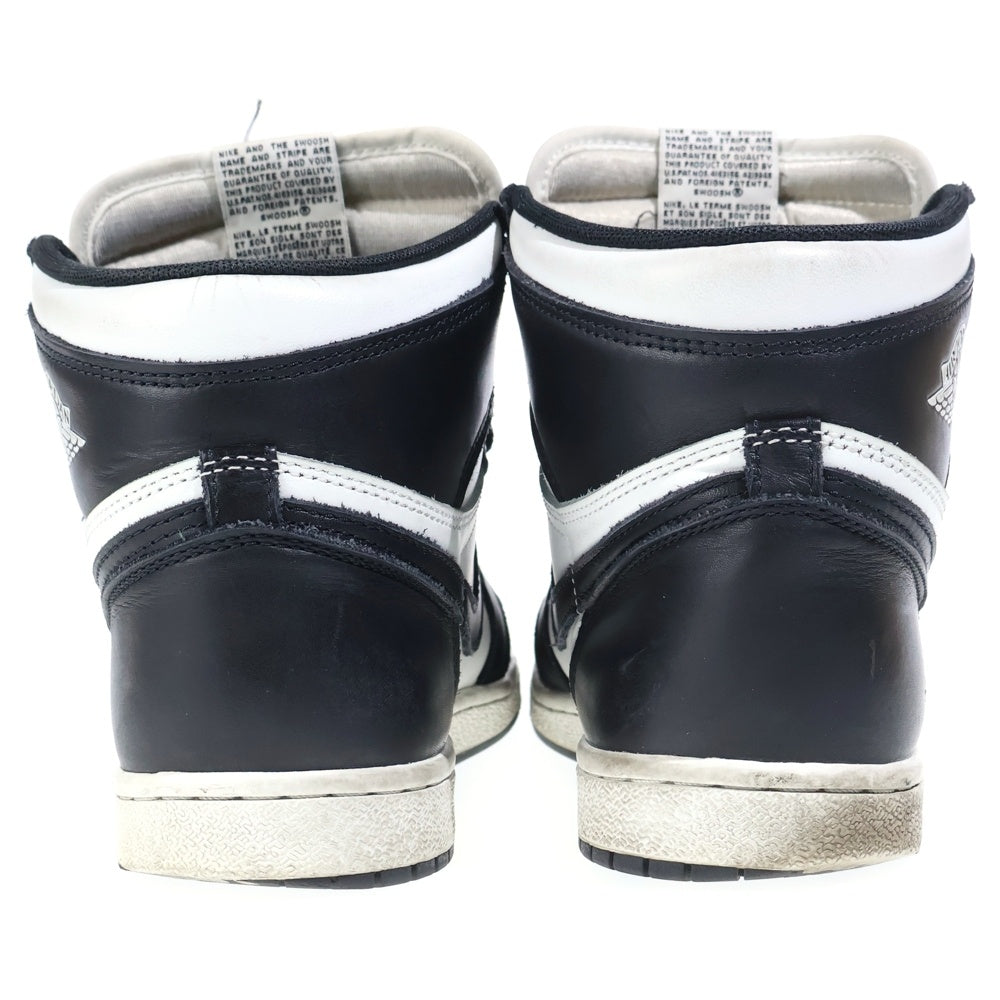 NIKE(ナイキ) AIR JORDAN 1 HI 85 BQ4422-001 エアジョーダン 1ハイ 85 ハイカットスニーカー US10.5/28.5cm ブラック/ホワイト