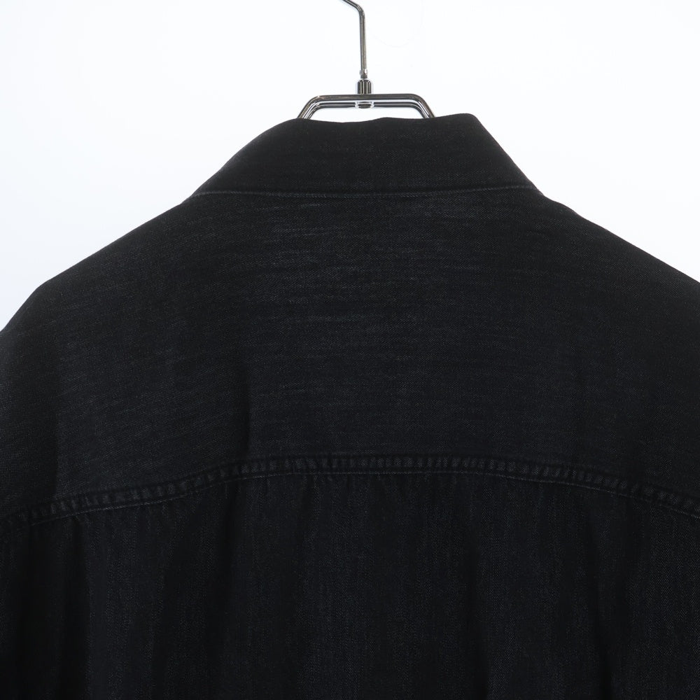 MAISON MIHARAYASUHIRO(メゾンミハラヤスヒロ) COTTON TENSEL DENIM JACKET コットンテンセルデニムジャケット ブラック I12BL001