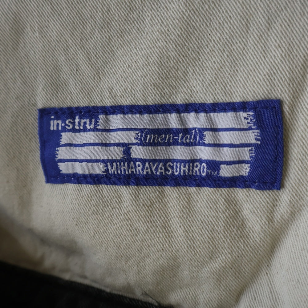 MAISON MIHARAYASUHIRO(メゾンミハラヤスヒロ) COTTON TENSEL DENIM JACKET コットンテンセルデニムジャケット ブラック I12BL001