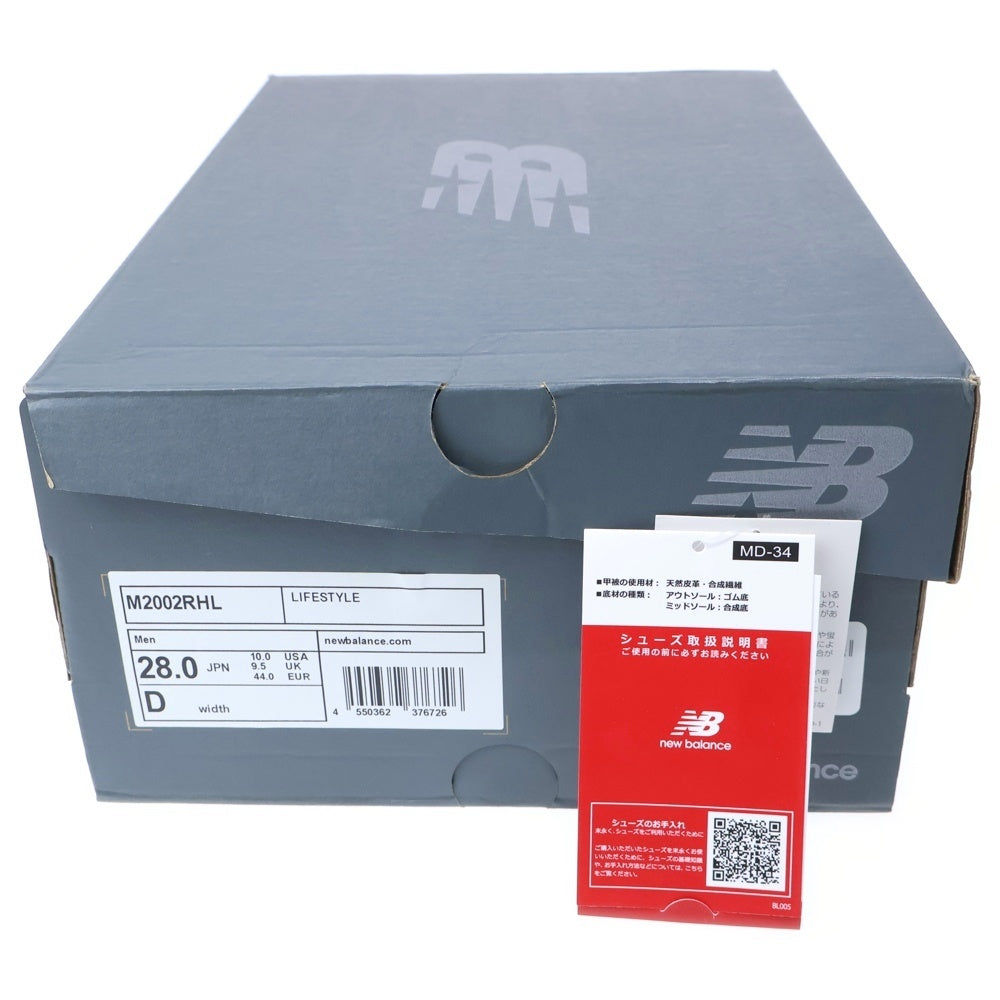 New Balance(ニューバランス) M2002RHL ローカットスニーカー ブラック/ブルー US10/28.0cm
