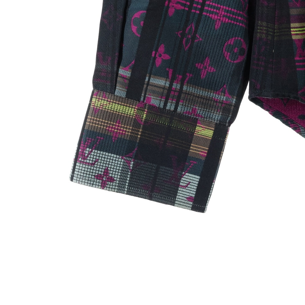 ルイヴィトン ミックスモノグラムマスキュリングシャツ シャツ 21SS 新作 中古・古着通販】LOUIS VUITTON (ルイ ヴィトン) ミックスモノグラム
