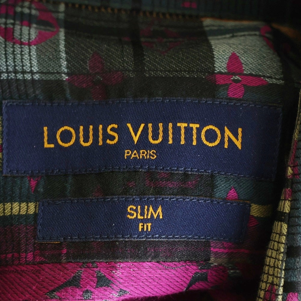 LOUIS VUITTON(ルイヴィトン) 21SS モノグラムチェック 長袖シャツ