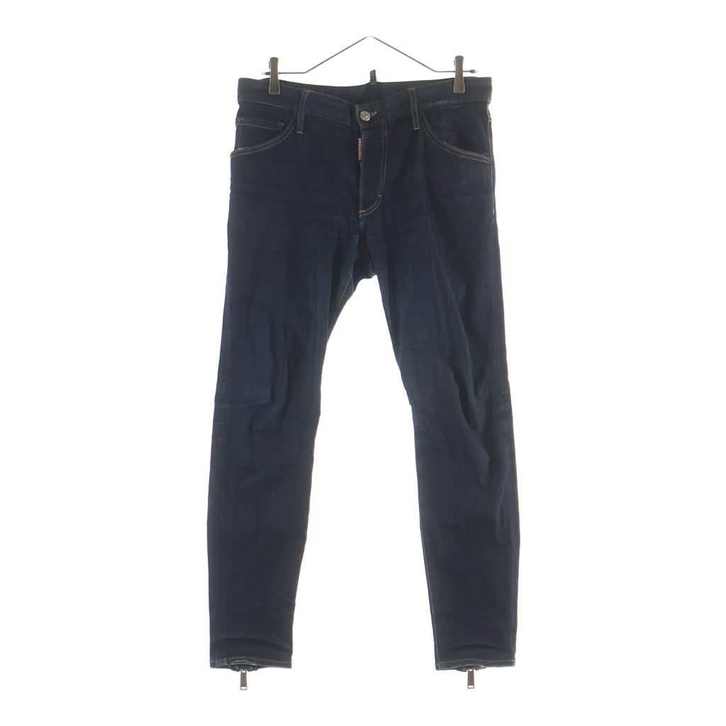 DSQUARED2(ディースクエアード) Twiggy Boy Jean 裾ジップデニムパンツ S74LB0051 インディゴ