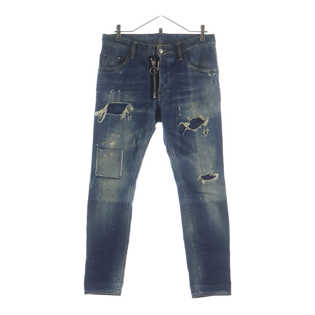 DSQUARED2(ディースクエアード) 17SS SKATER JEAN スケータージーンズ デニムパンツ インディゴ S74LB0114