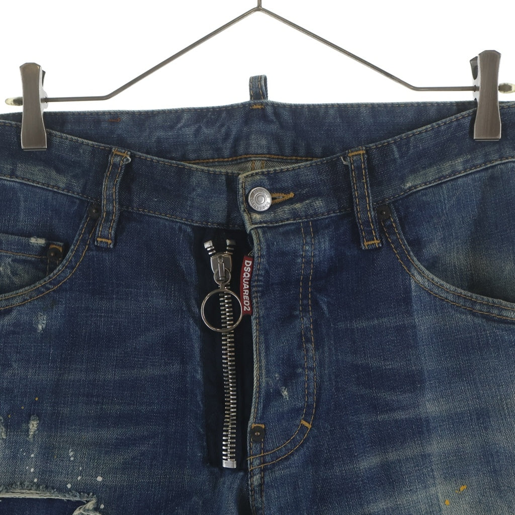 DSQUARED2(ディースクエアード) 17SS SKATER JEAN スケータージーンズ デニムパンツ インディゴ S74LB0114