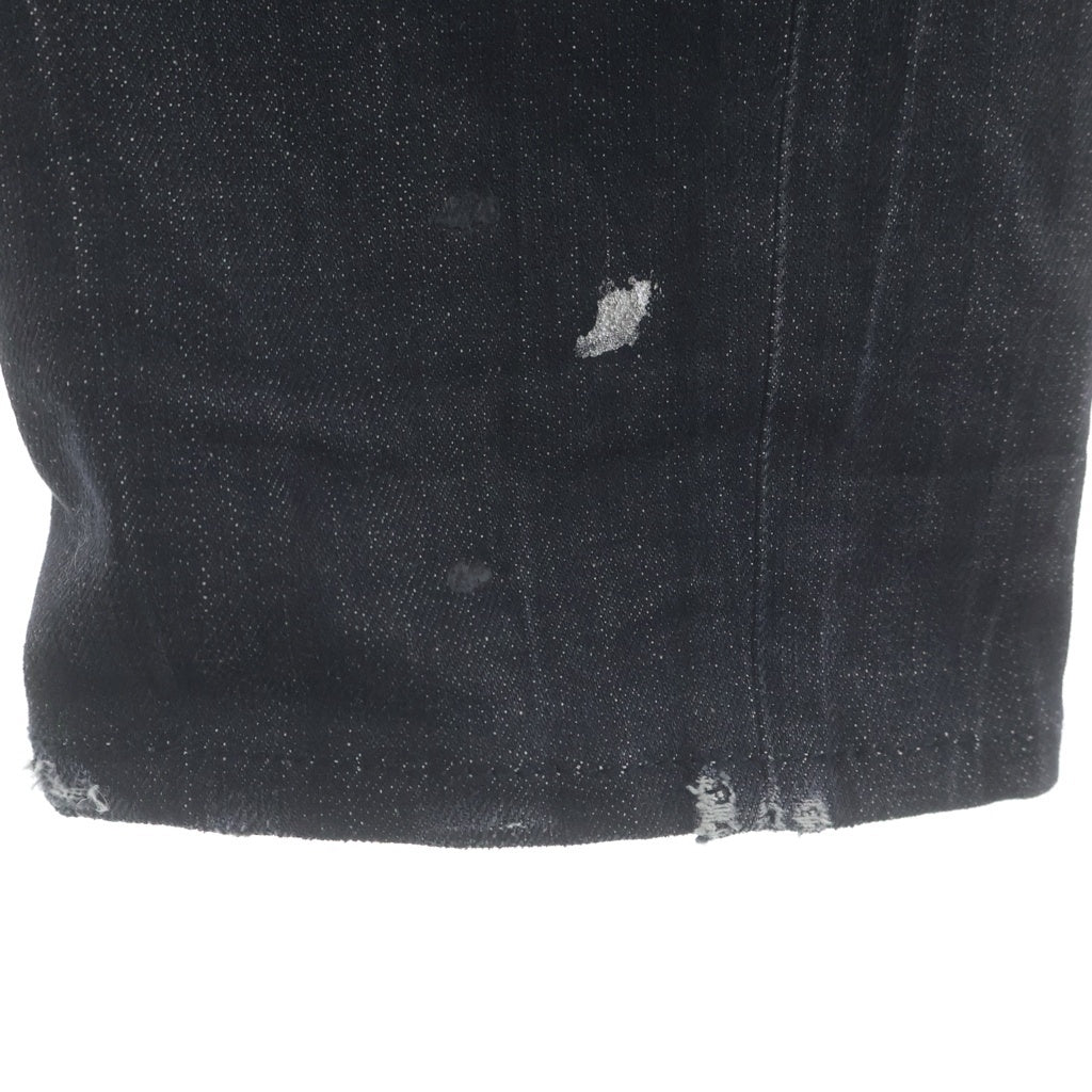 DSQUARED2(ディースクエアード) M.B.Jean ダメージ加工デニムパンツ ブラック S74LA0806