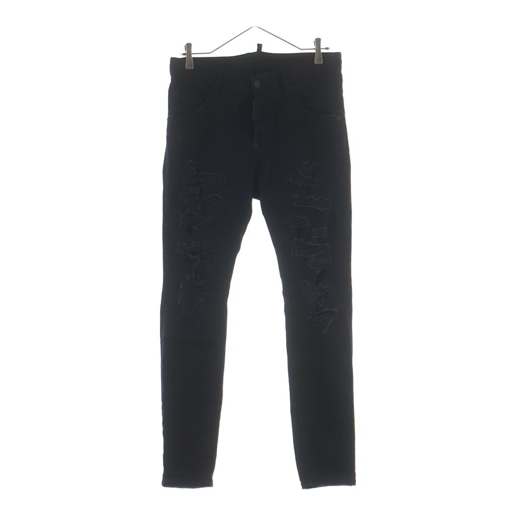 DSQUARED2(ディースクエアード) 20AW TRASH WASH SUPER TWINKY JEAN S71LB0845 スーパーツインキー ジーンズ ダメージ加工デニムパンツ ブラック