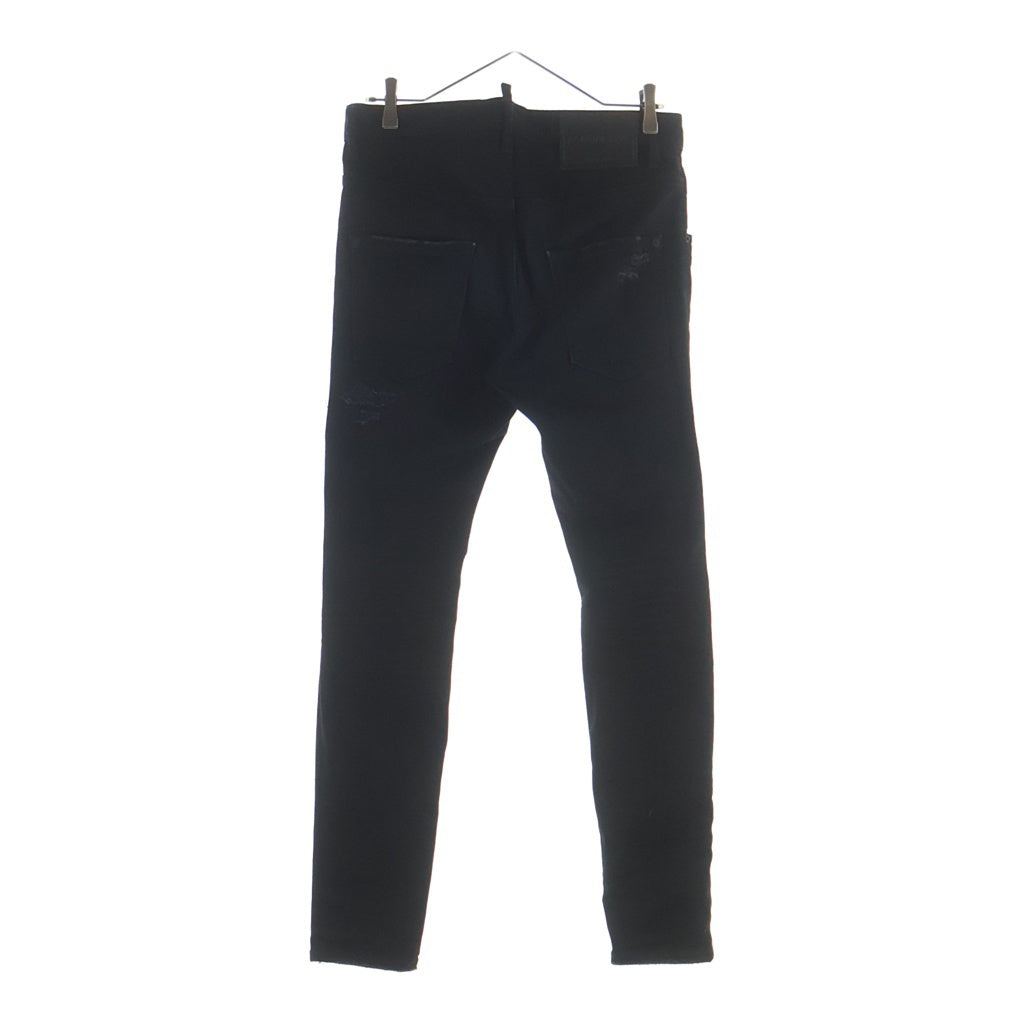 DSQUARED2(ディースクエアード) 20AW TRASH WASH SUPER TWINKY JEAN S71LB0845 スーパーツインキー ジーンズ ダメージ加工デニムパンツ ブラック