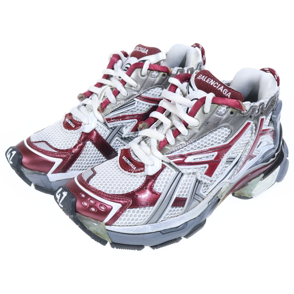 BALENCIAGA(バレンシアガ) RUNNER ランナー レースアップ ローカットシューズ スニーカー レッド/ホワイト 677403