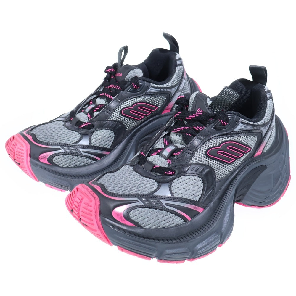 BALENCIAGA(バレンシアガ) 10XL SNEAKER テンエックスエル メッシュチャンキーソール ローカットスニーカー ブラック/ピンク 792778