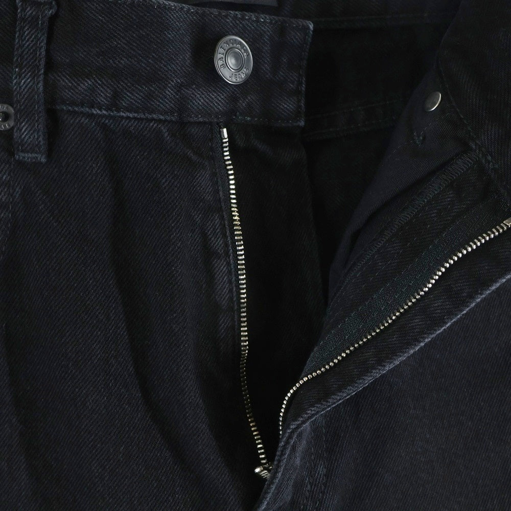 BALENCIAGA(バレンシアガ) 22AW DAMEGED STRAIGHT JEANS ダメージ加工 ワイドストレート デニムパンツ ブラック 659999 TBP47
