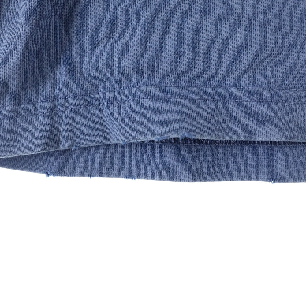 BALENCIAGA(バレンシアガ) 23AW BE KIND ビー カインド ダメージ加工 半袖Tシャツ ブルー 764235 TPVD5