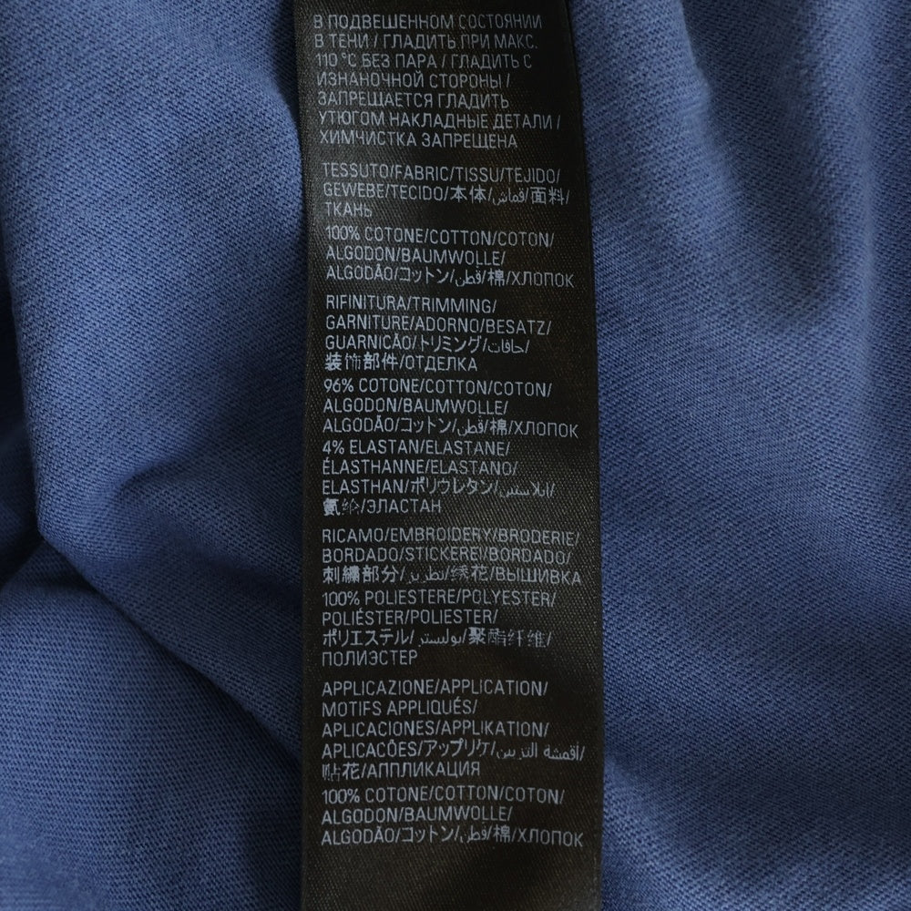 BALENCIAGA(バレンシアガ) 23AW BE KIND ビー カインド ダメージ加工 半袖Tシャツ ブルー 764235 TPVD5