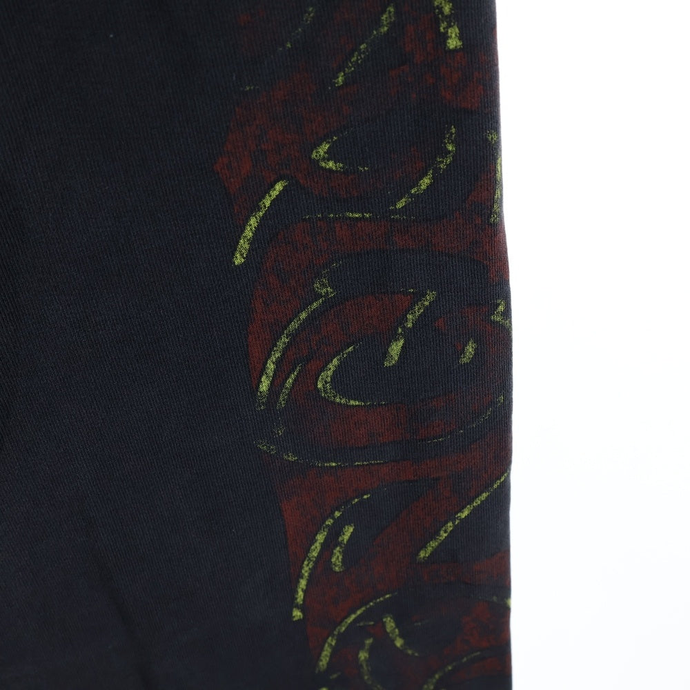 BALENCIAGA(バレンシアガ) 23AW OFFSHORE Offshore Baggy アートプリントスウェットバギーロングパンツ ブラック 771081 TPVM9