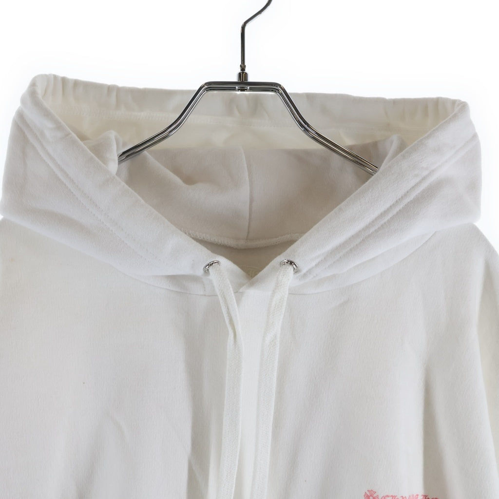 CHROME HEARTS(クロムハーツ) LAURIE LYNN STARK SWTSHRT PLVR ローリーリンスターク バックプリント プルオーバースウェットパーカー ホワイト
