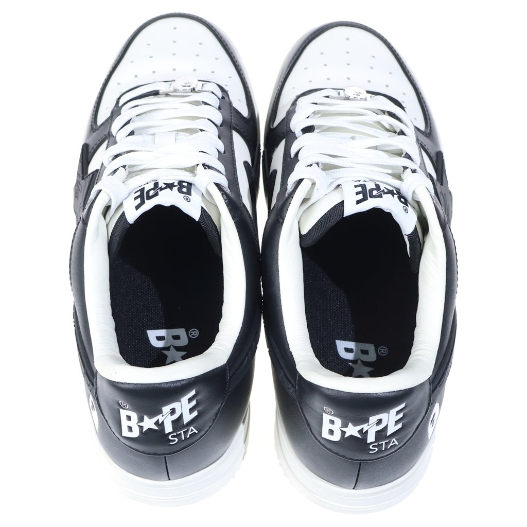 A BATHING APE(アベイシングエイプ) BAPE STA OS #2 1L80191307 ベイプスタ ローカットスニーカー ブラック US9/27.0cm