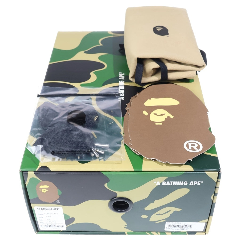 A BATHING APE(アベイシングエイプ) BAPE STA OS #2 1L80191307 ベイプスタ ローカットスニーカー ブラック US9/27.0cm
