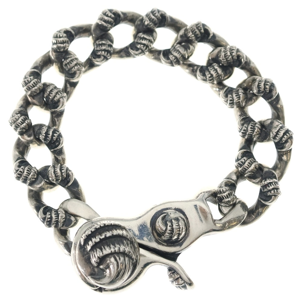 CHROME HEARTS(クロムハーツ) CROW FNCY CHN LNK ファンシーリンククリップブレスレット 12リンク シルバー