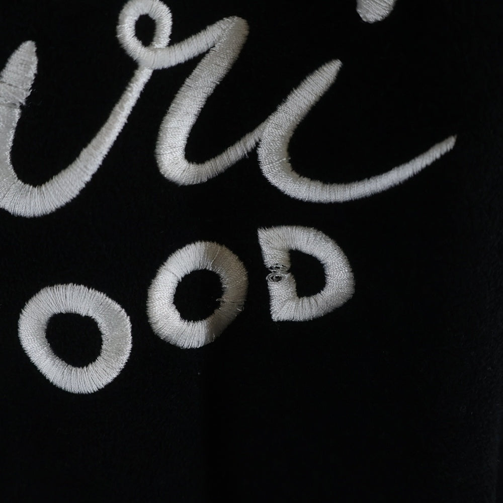 AMIRI(アミリ) CLUB AMIRI HOODIE クラブ アミリ ジップアップフーディー パーカー ブラック AWKNHD1010 レディース