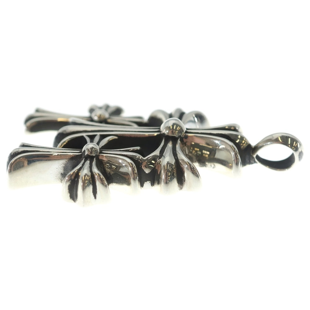 CHROME HEARTS(クロムハーツ) 3 CH CRS SML トリプルCHクロススモール ペンダントトップ シルバー