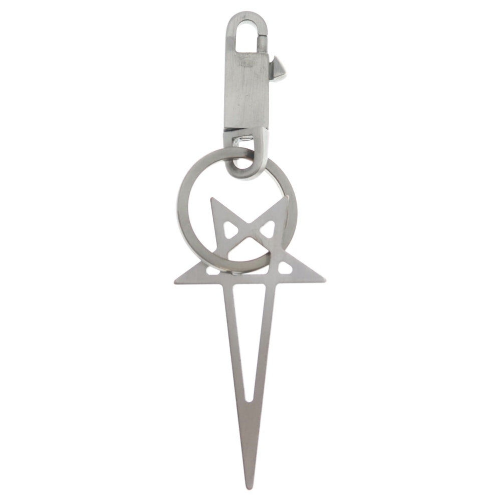 Rick Owens(リックオウエンス) Pentagram keyring キーホルダー シルバー