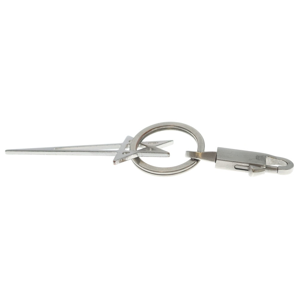 Rick Owens(リックオウエンス) Pentagram keyring キーホルダー シルバー