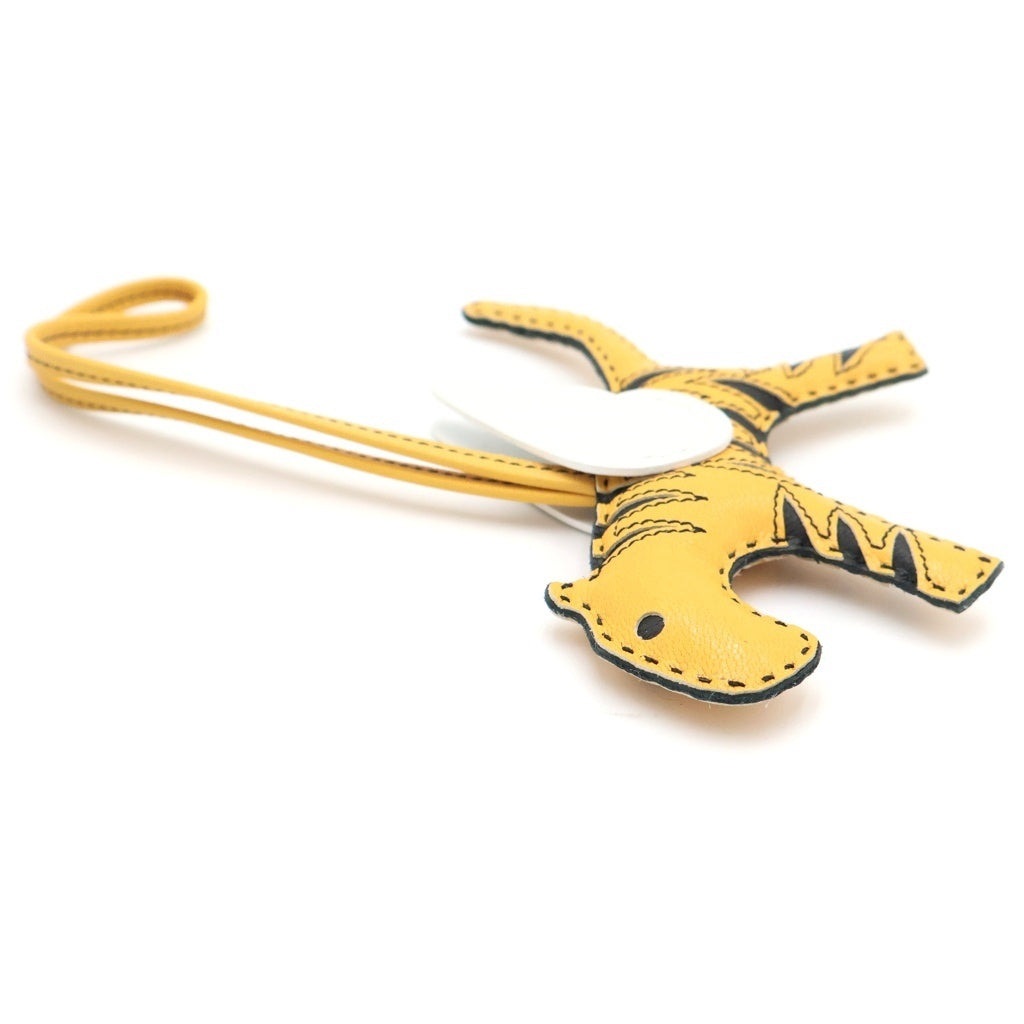 READY MADE(レディメイド) CHARM TIGER チャームタイガー レザーストラップ イエロー レディース