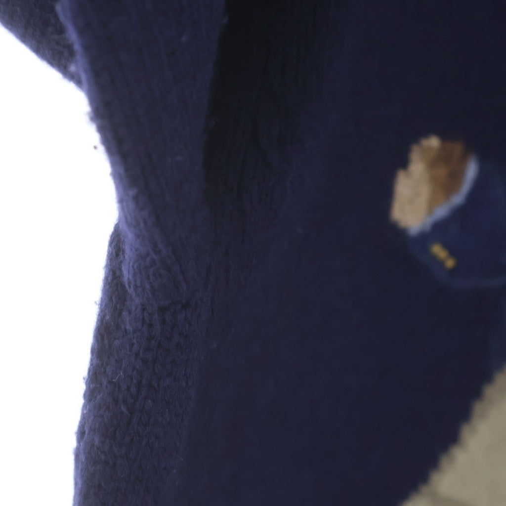 POLO RALPH LAUREN(ポロラルフローレン) ×PALACE SKATE POLO BEAR SWEATER パレス スケート ポロベアニットセーター ネイビー