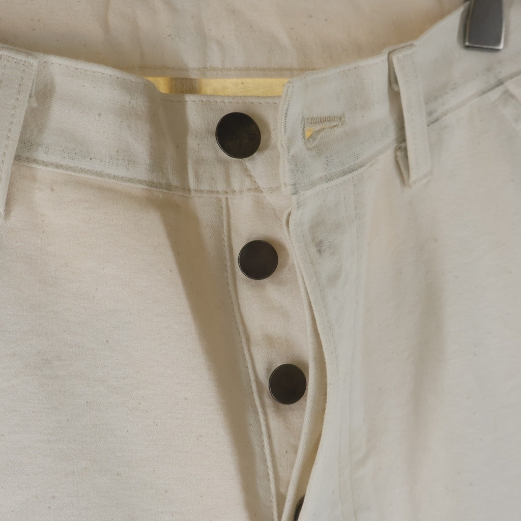marka(マーカ) 25SS ORGANIC COTTON CANVAS ENGNEERED PANTS オーガニックキャンバス エンジニアパンツ アイボリー M25A10PT01C