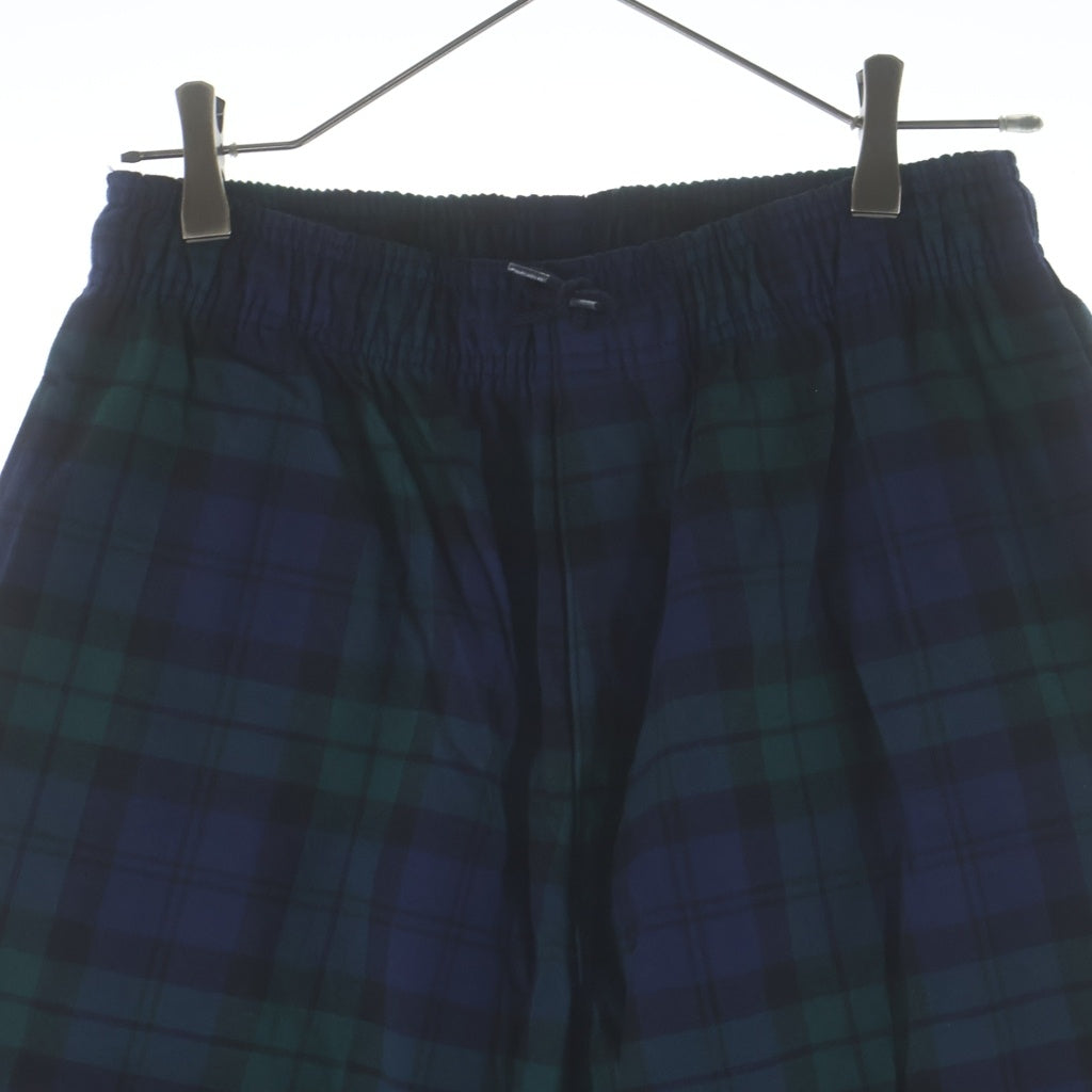 WTAPS(ダブルタップス) 22SS SEAGULL 02 TROUSERS COTTON FLANNEL トラウザーズ コットン フランネル チェック パンツ グリーン 221TQDT-PTM03