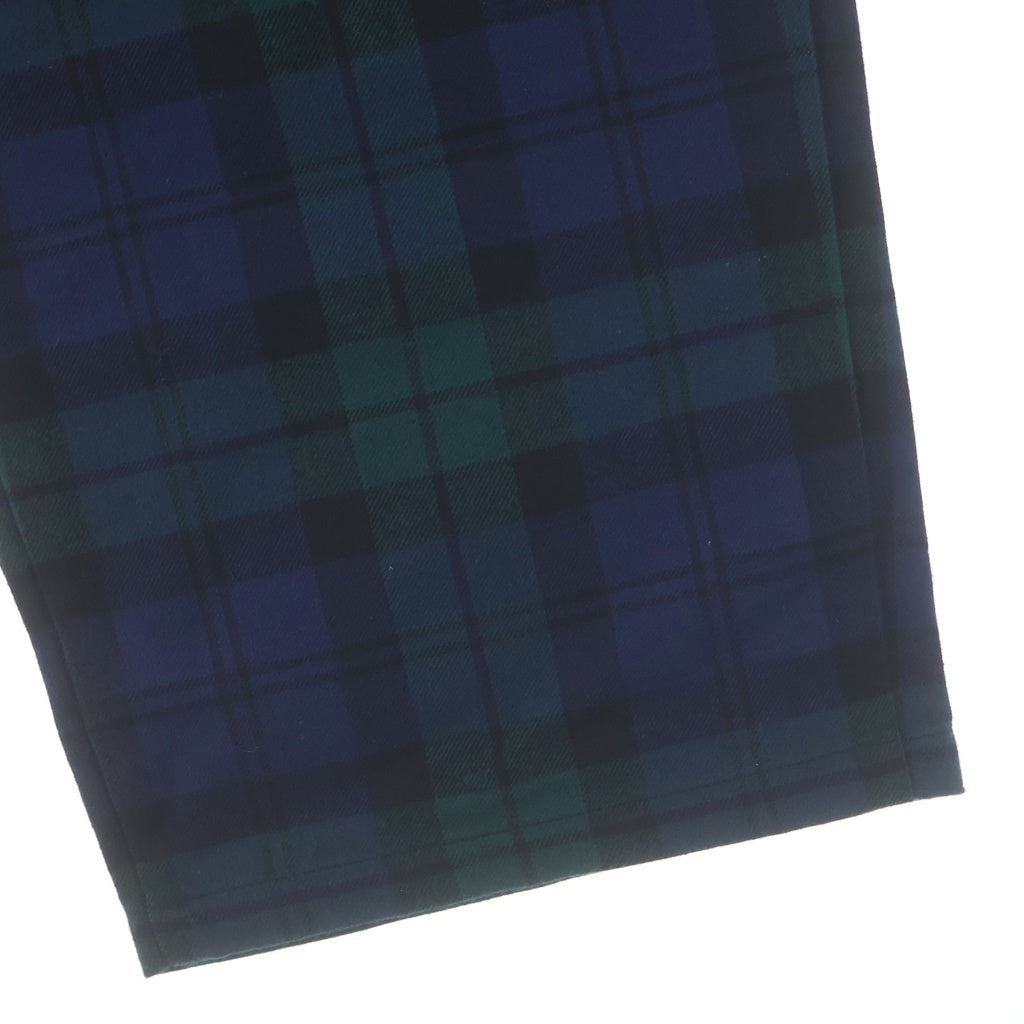 WTAPS(ダブルタップス) 22SS SEAGULL 02 TROUSERS COTTON FLANNEL トラウザーズ コットン フランネル チェック パンツ グリーン 221TQDT-PTM03