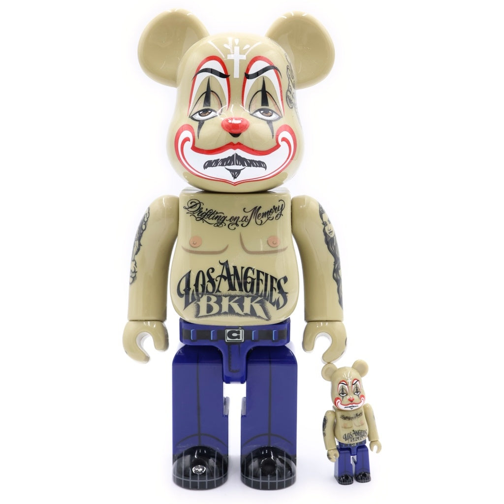 MEDICOM TOY(メディコムトイ) BE@RBRICK MISTER CARTOON X KONG 100% & 400% ミスターカートゥーン ベアブリック フィギュア グリーン